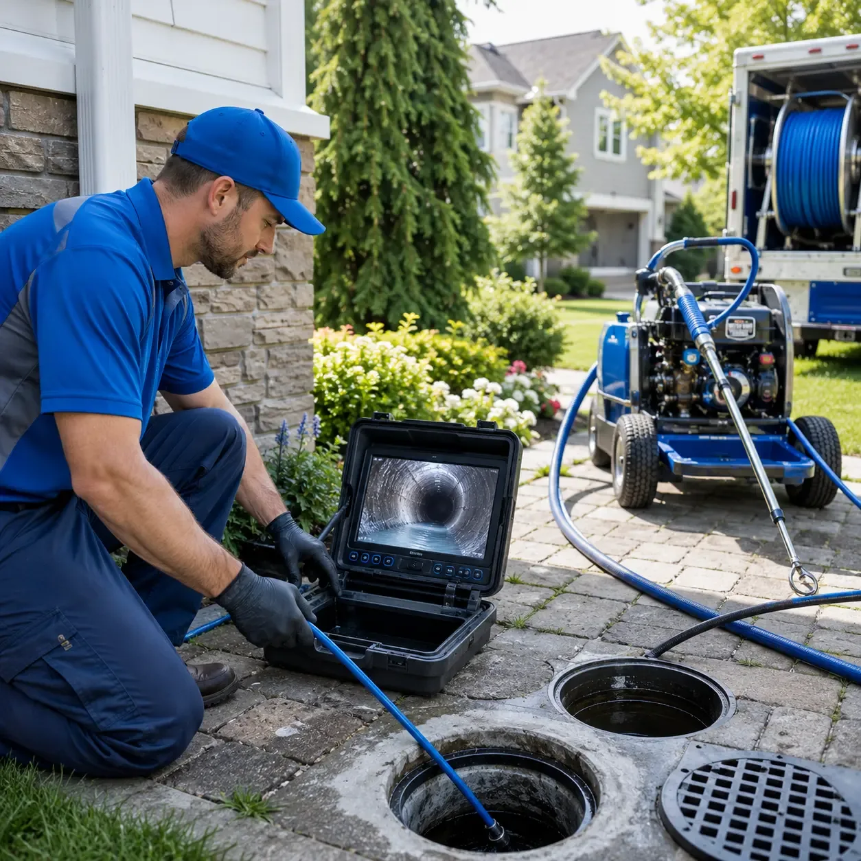 Outdoor drain cleaning professionals serving Lombard, IL